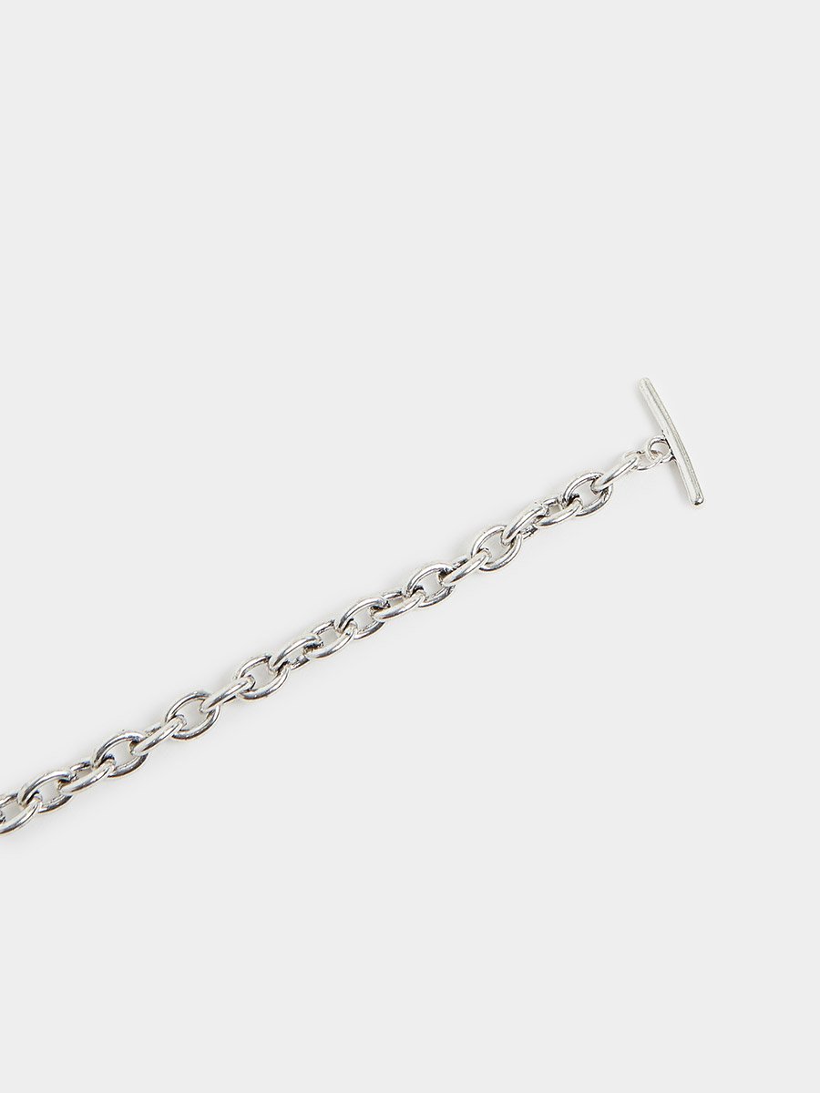 Chain Charm Drop Metal Bracelet