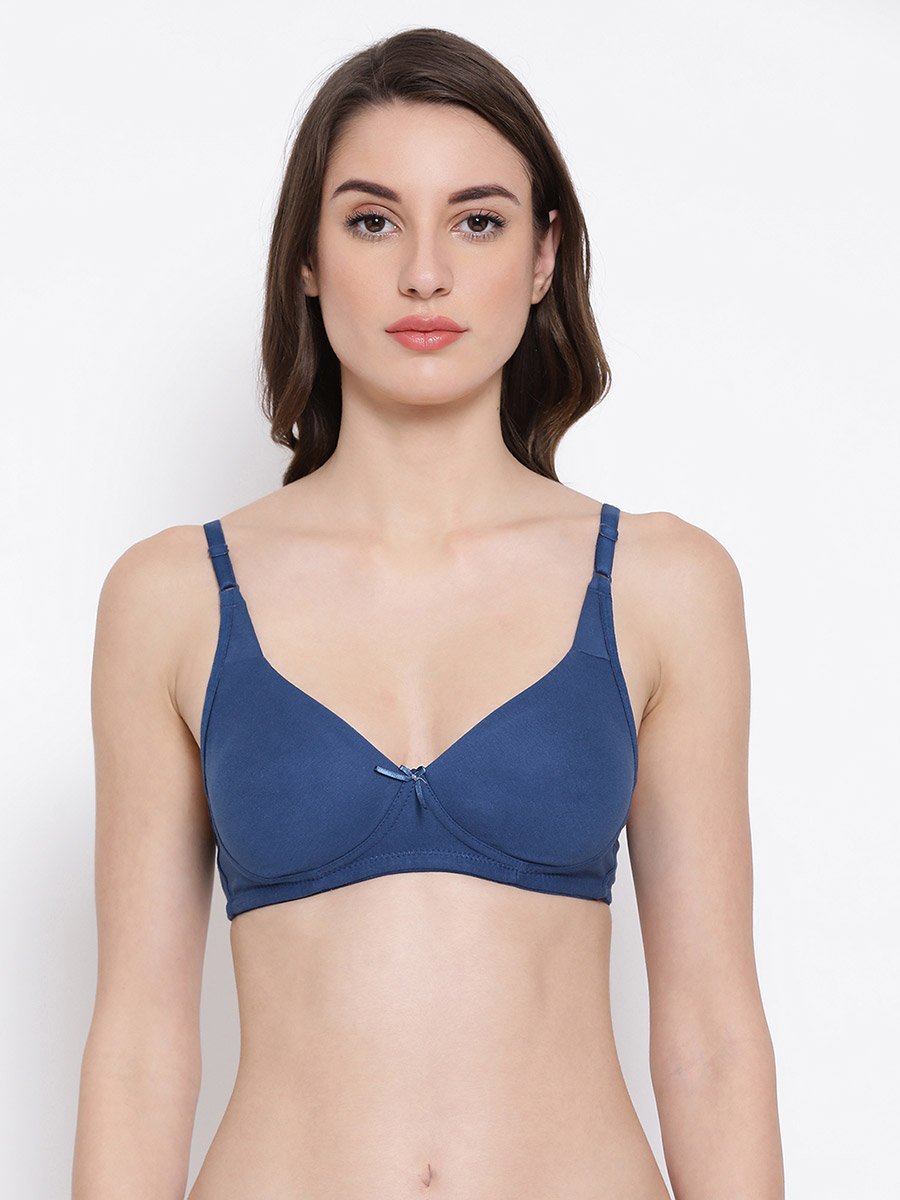 Pack of 2 - Non-Padded Non-Wired Cotton T-Shirt Bra