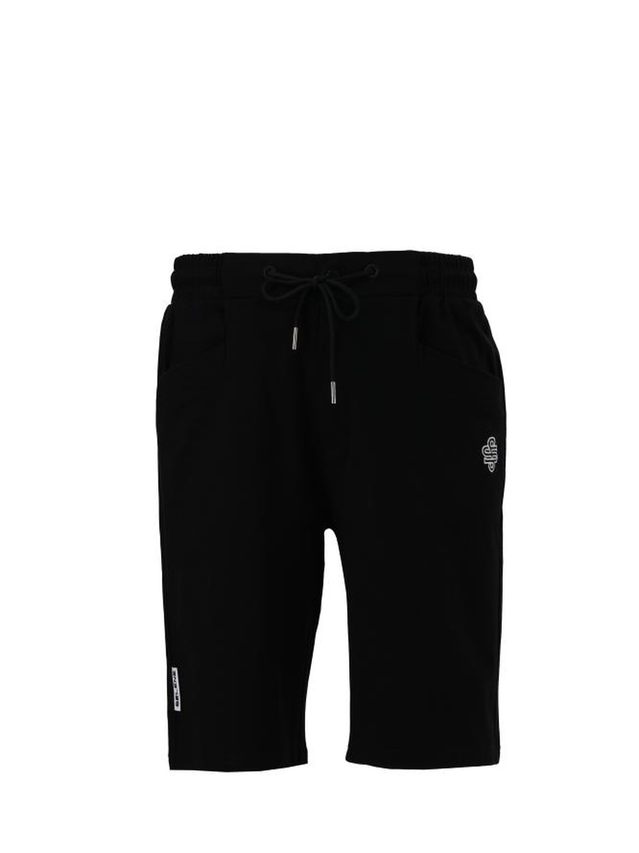 Men Logo Detail Casual Shorts with Drawstring