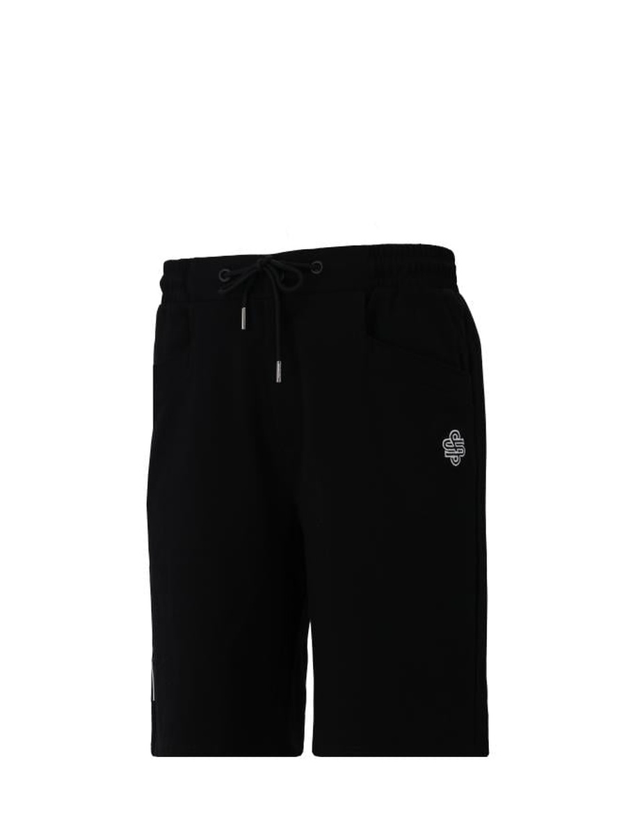 Men Logo Detail Casual Shorts with Drawstring