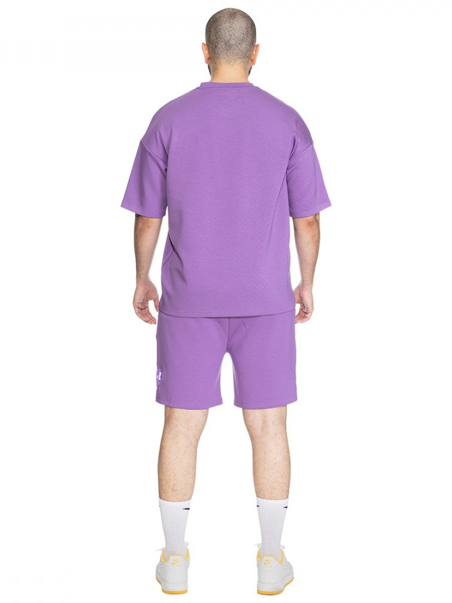 Men Logo Badge Detail Cotton Shorts