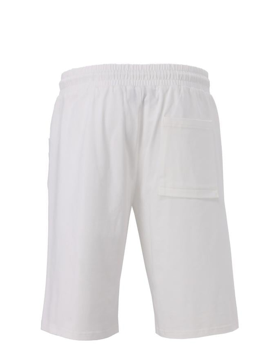 Men Logo Detail Casual Shorts with Drawstring