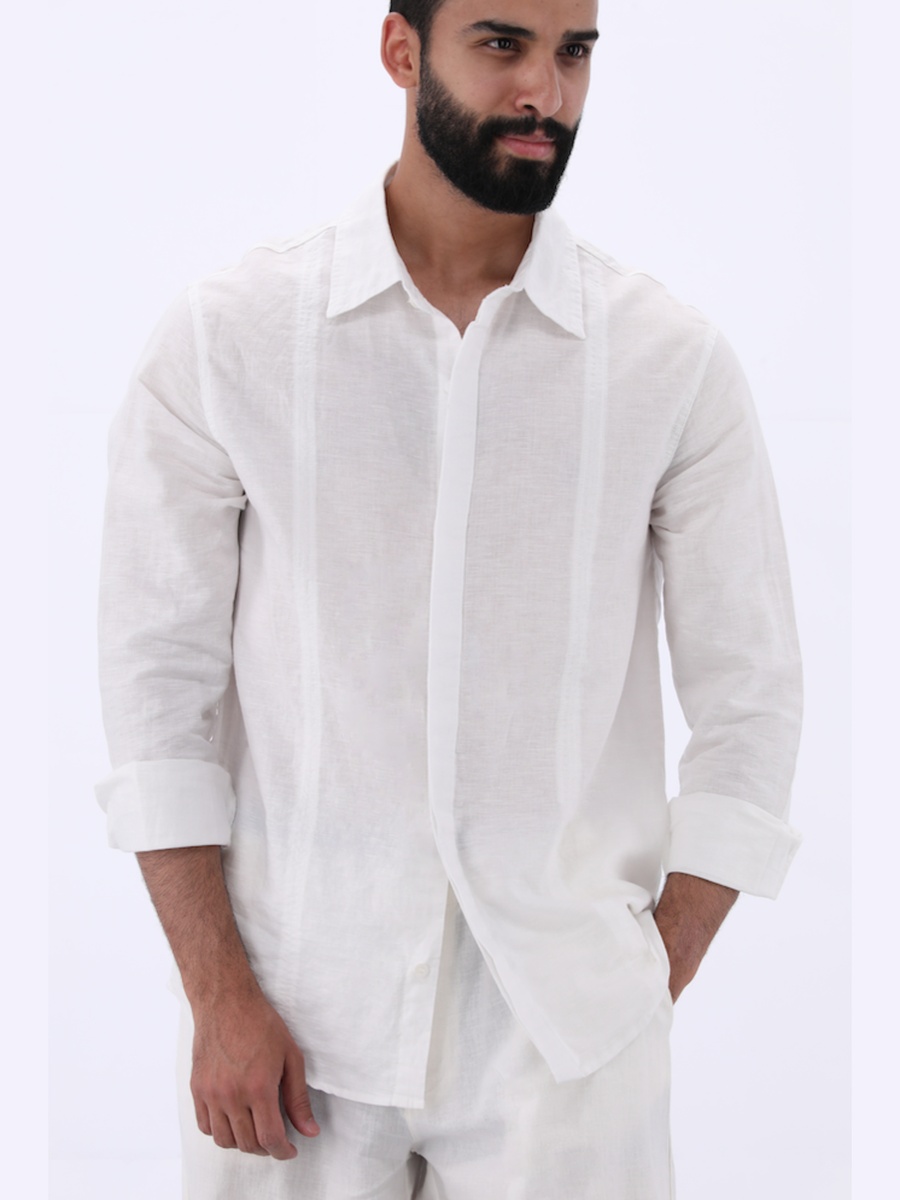 Men Linen Casual Shirt