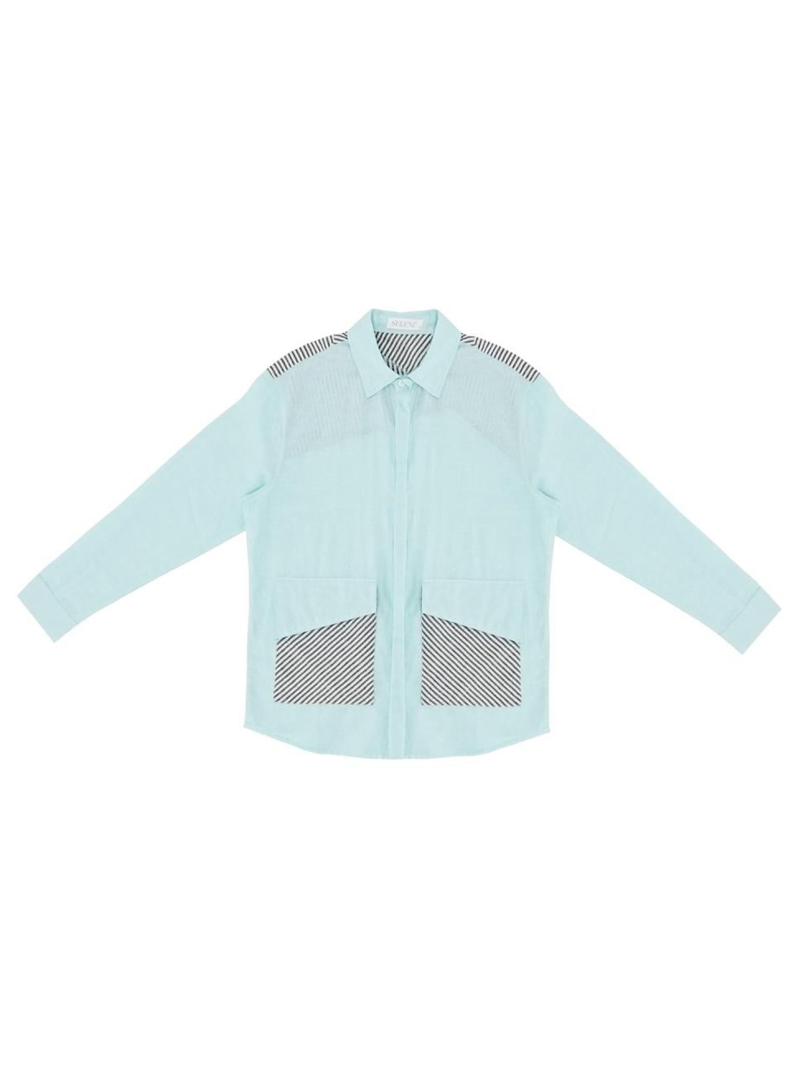 Men Linen Casual Shirt with Pockets