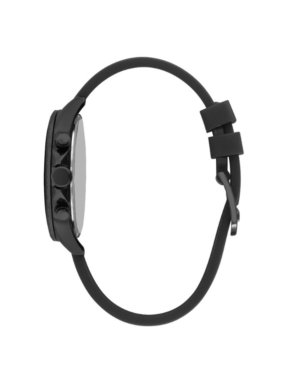 Quartz Multi Function Watch with Silicone Strap - LC07210.651, Black