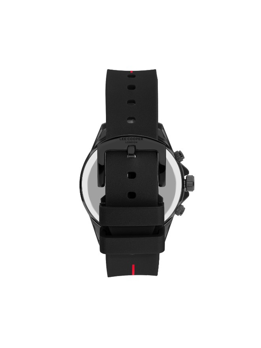 Quartz Multi Function Watch with Silicone Strap - LC07210.651, Black