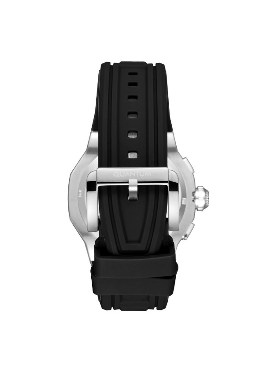 VR33 Chronograph Watch with Silicone Strap - HNG1082.571, Black