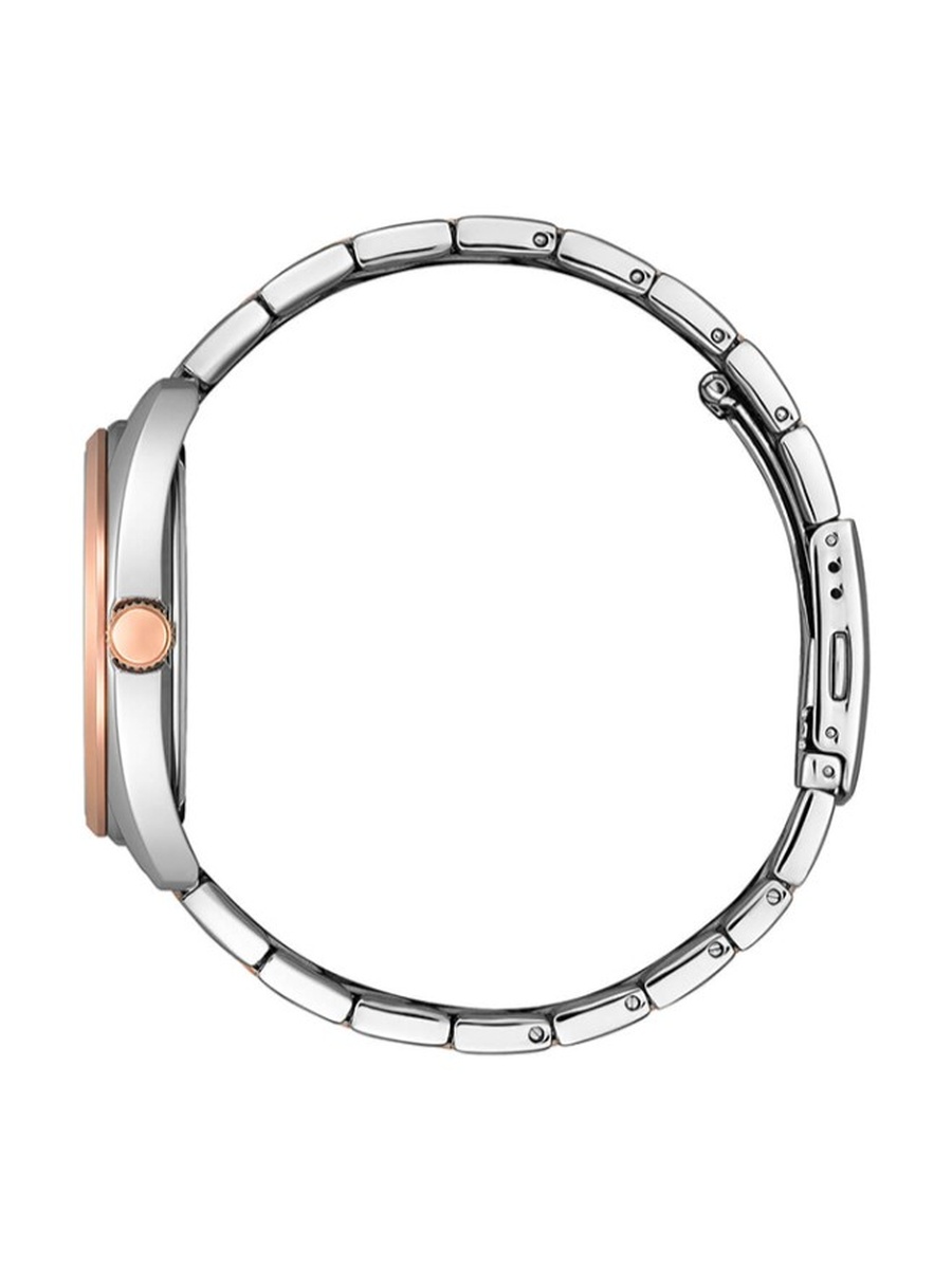 Quartz Movement Analog Watch with Two-Tone Pink Gold Plating Strap - BI5104-57X, Two Tone