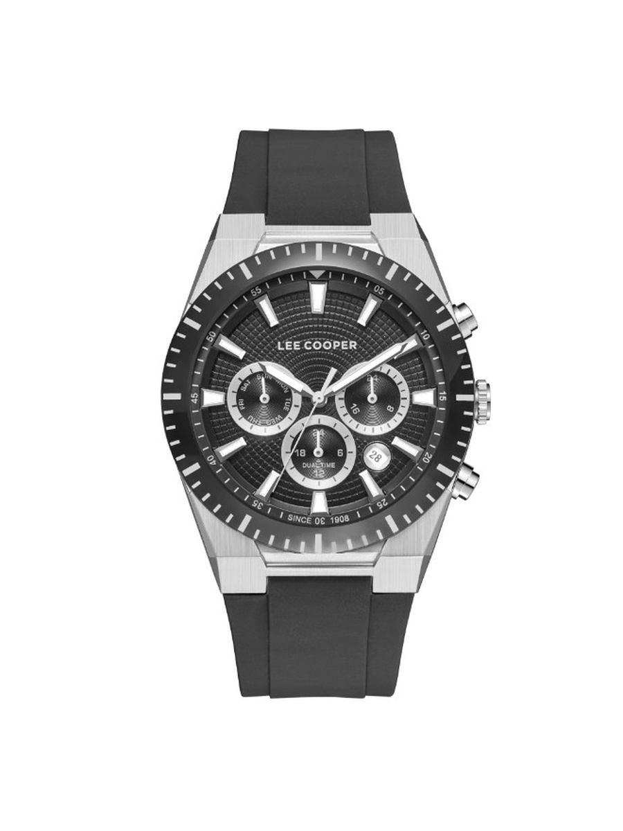 JP25 Multi Function Watch with Silicone Strap - LC08088.351, Black