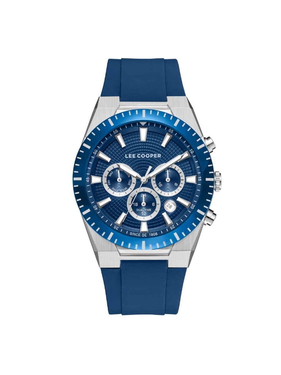 JP25 Multi Function Watch with Silicone Strap - LC08088.399, Dark Blue