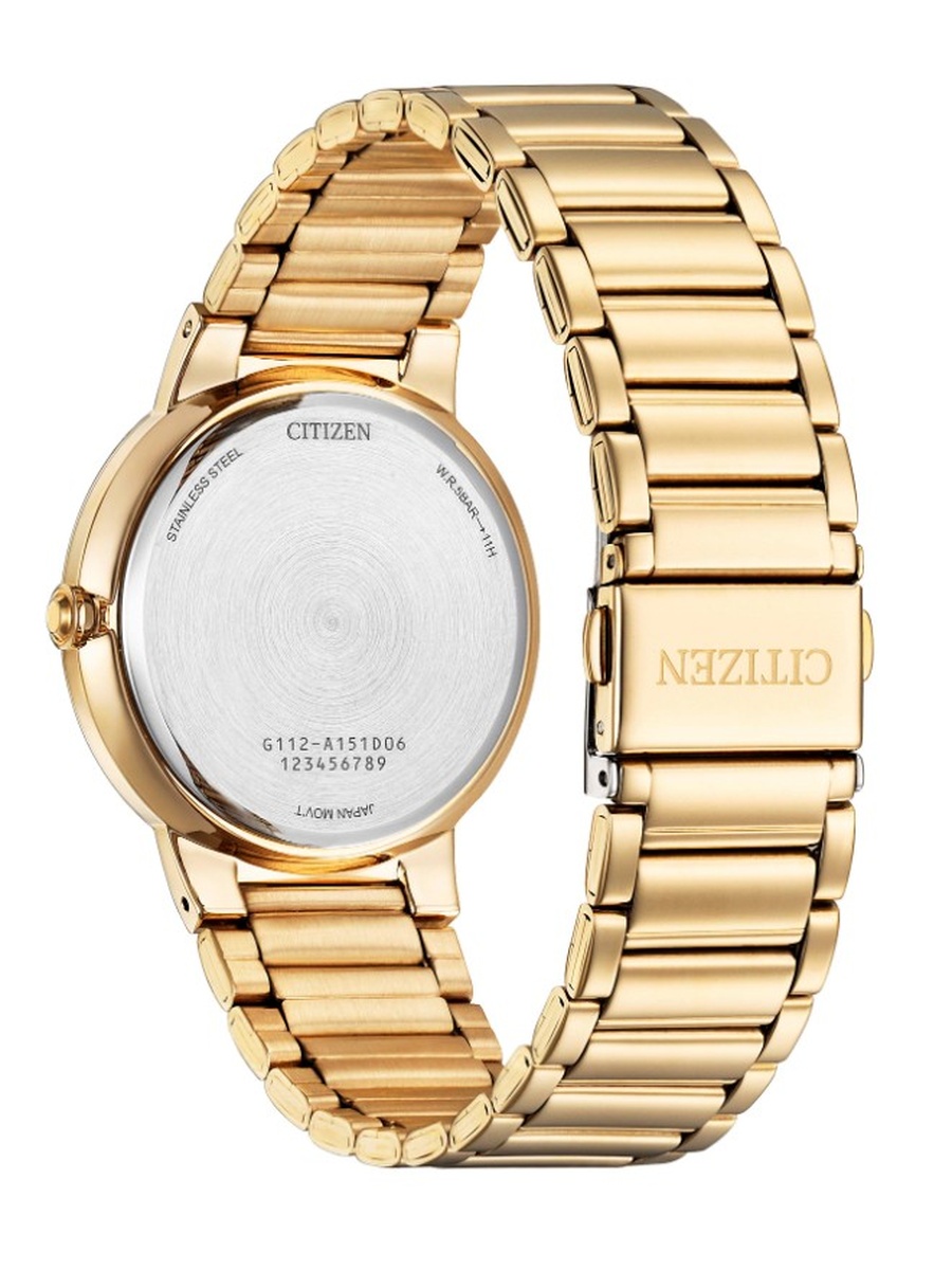 Quartz Movement Analog Watch with Rose Gold Plating Strap - BI5123-52X, Rose Gold