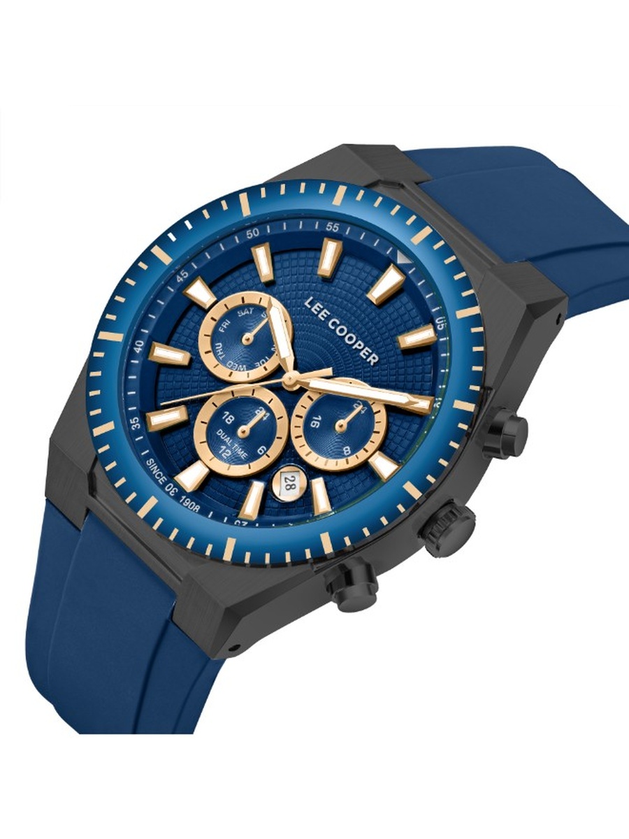 JP25 Multi Function Watch with Silicone Strap - LC08088.999, Dark Blue