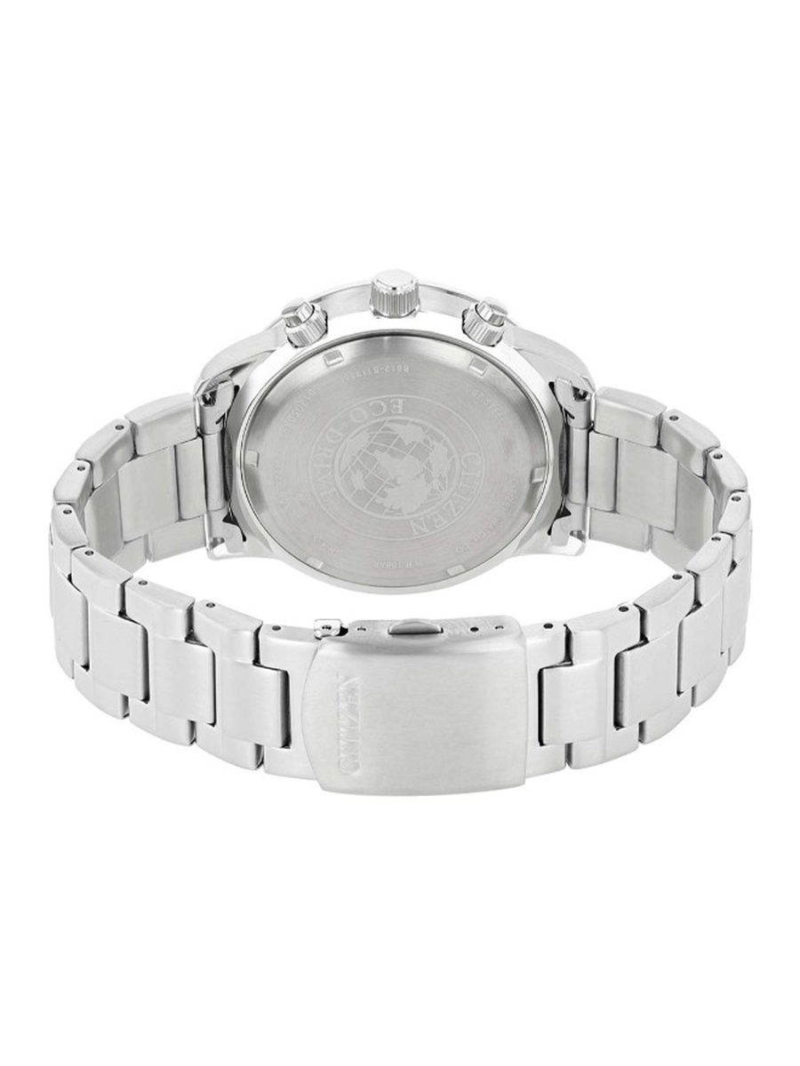 Eco-Drive Light Powered Movement Analog Watch with Stainless Steel Strap - CA0690-88E, Silver