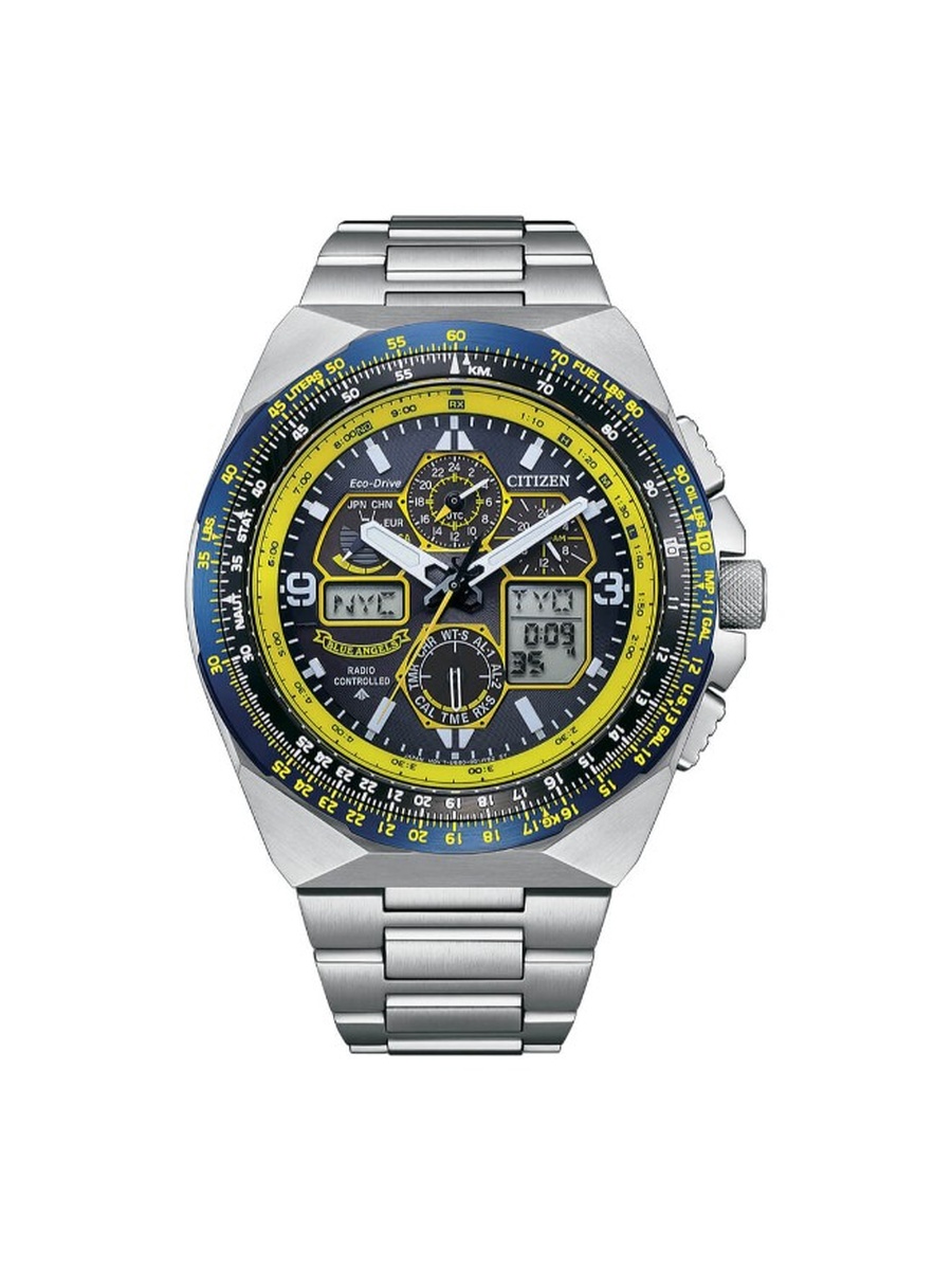 Eco-Drive Light Powered Movement Analog Watch - JY8125-54L, Silver