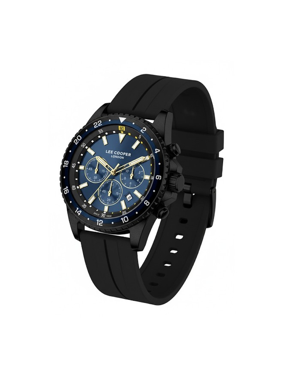 PE932 Multi Function Watch with Silicone Strap - LC07210.691, Black