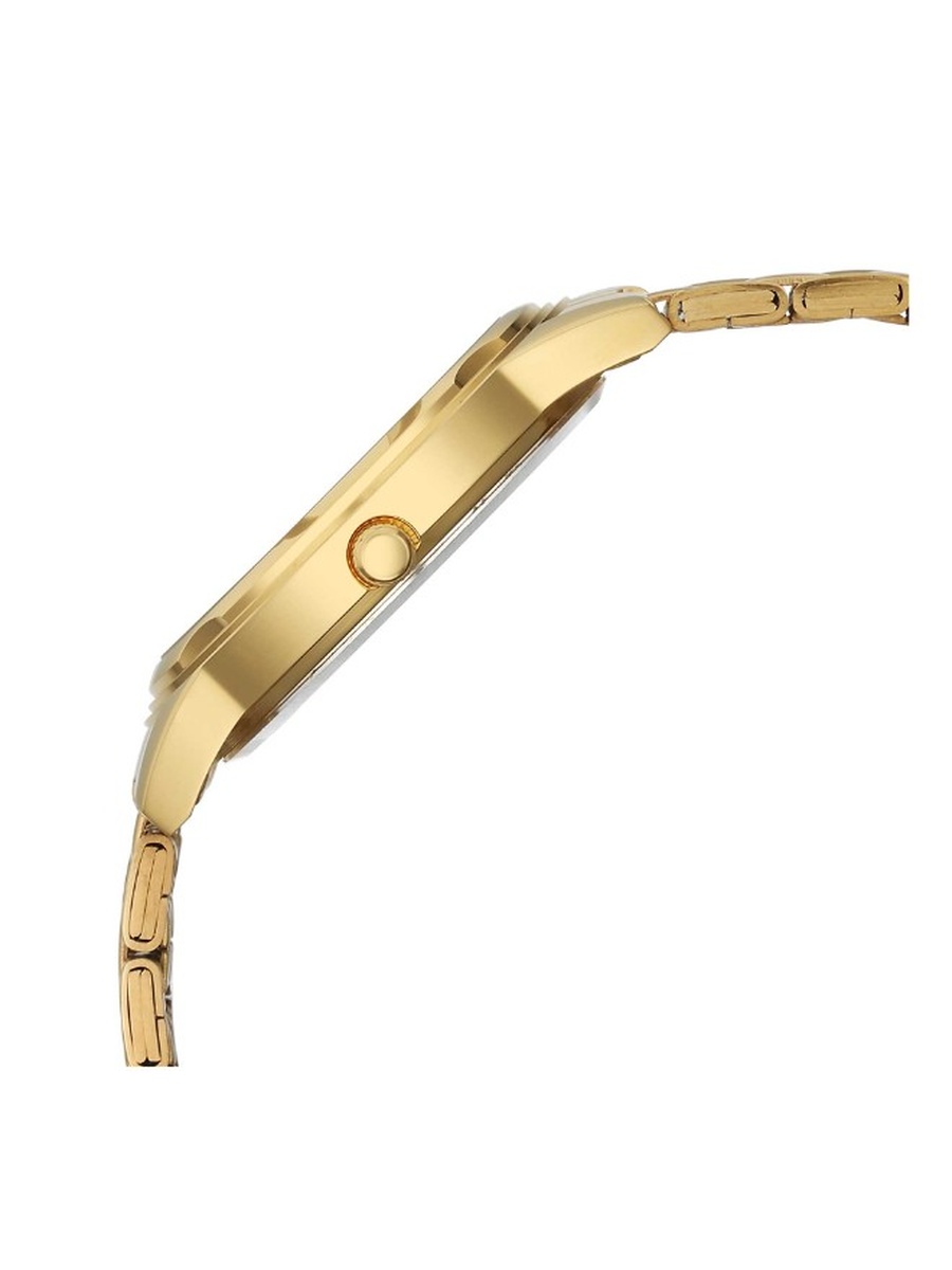 Quartz Analog Watch with Stainless Steel Strap - 1638YM05, Gold