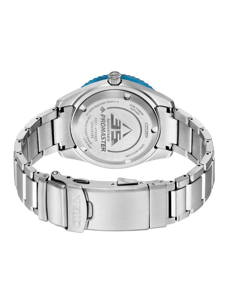 Automatic Movement Watch with Super Titanium DLC Coating Strap - NB6026-56L, Silver