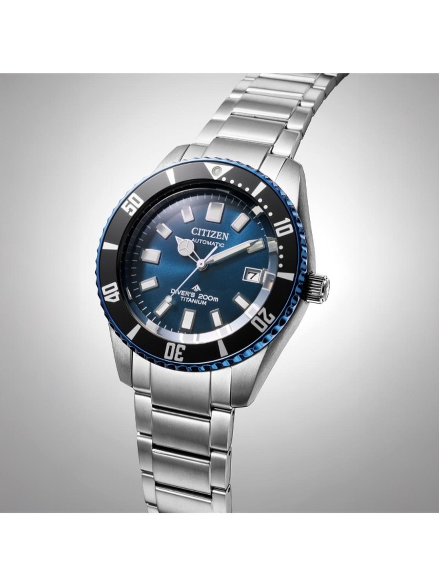 Automatic Movement Watch with Super Titanium DLC Coating Strap - NB6026-56L, Silver