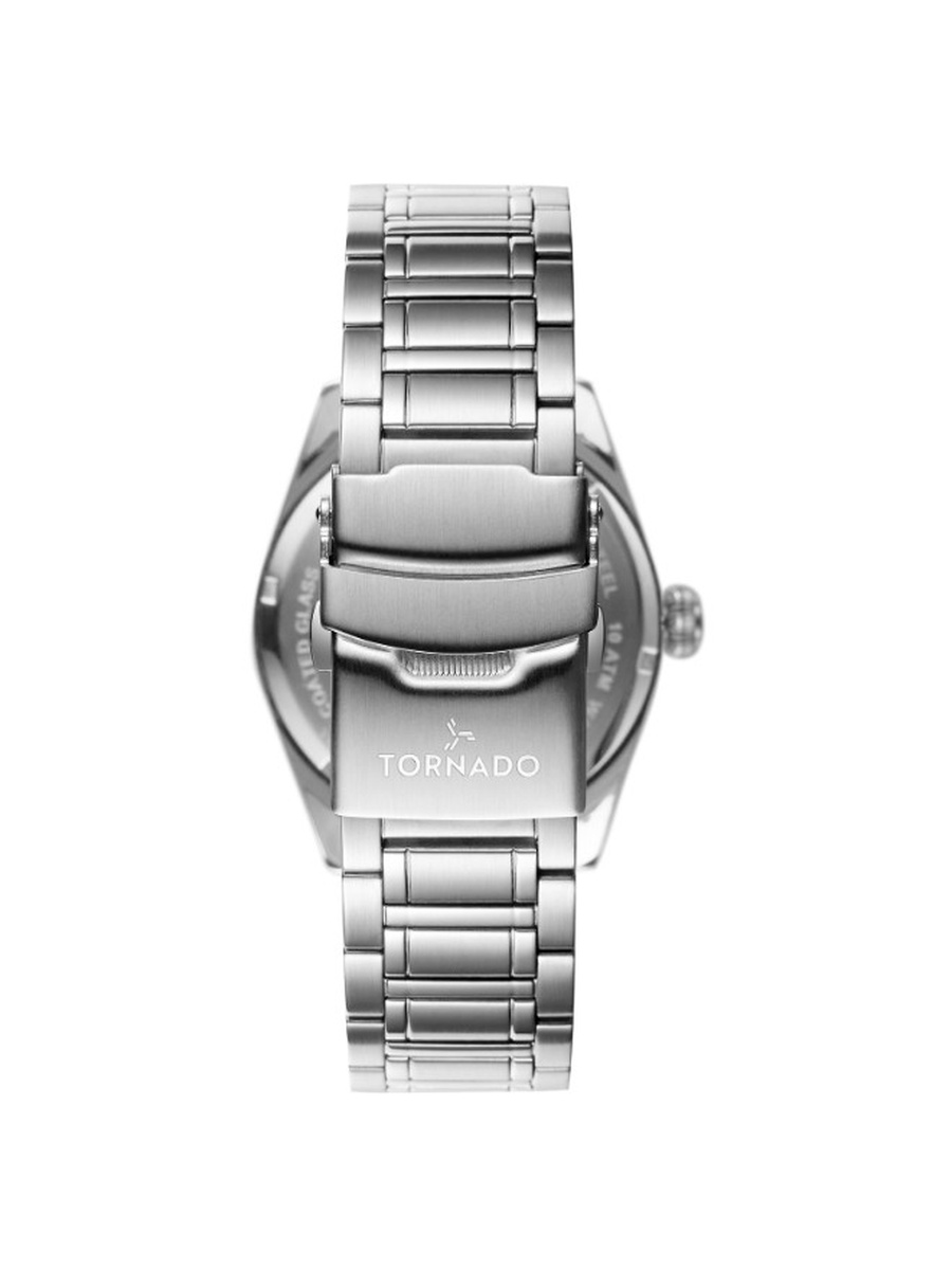 Miyota 2115 Movement Watch with Stainless Steel Strap - T8007-SBSW, Silver