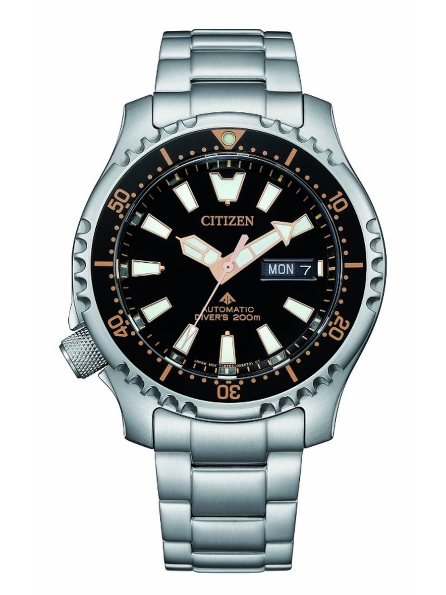 Promaster Marine Automatic Movement Watch with Stainless Steel Strap - NY0160-66E, Silver