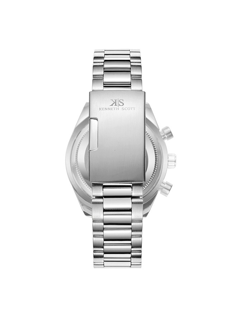 LD53 Chronograph Watch with Stainless Steel Strap - K23150-SBSN, Silver