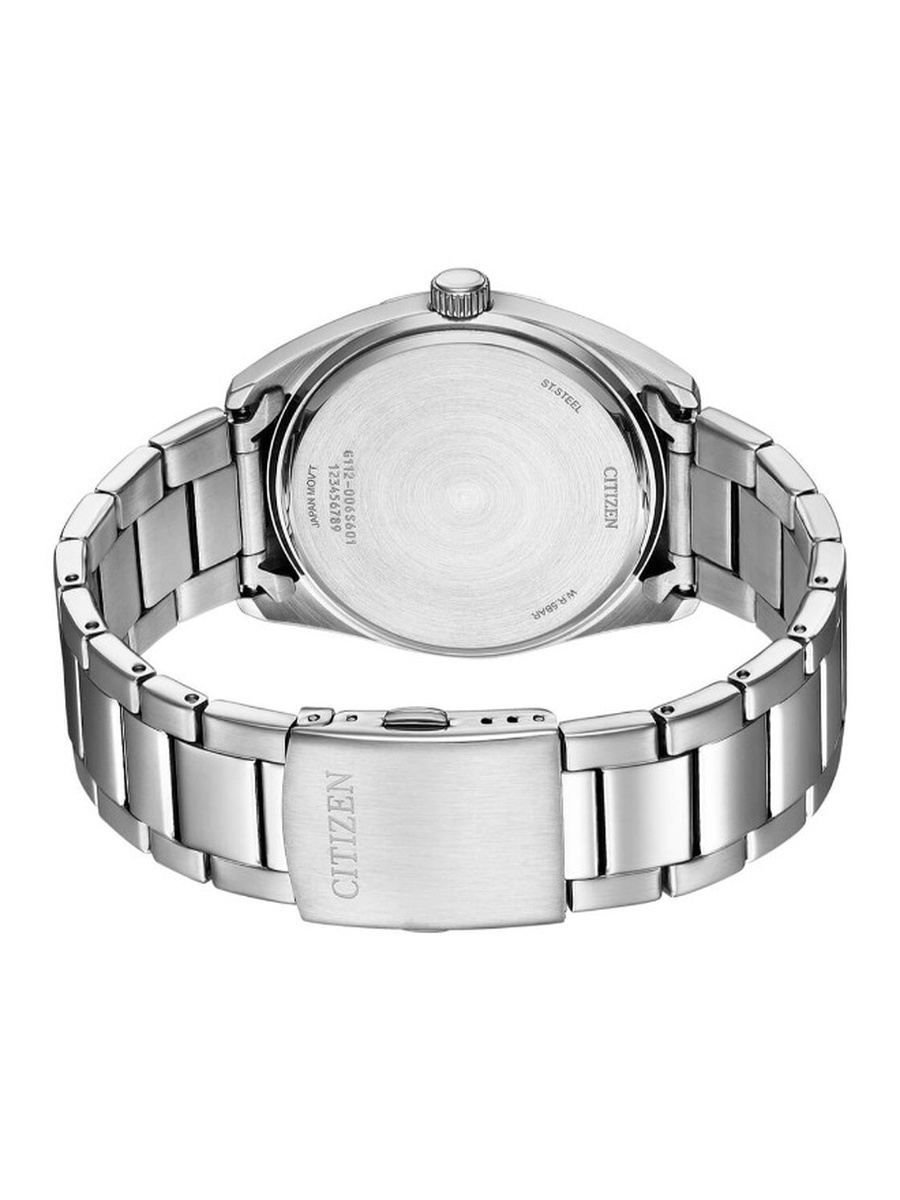 Quartz Movement Analog Watch with Stainless Steel Strap - BI5110-54B, Silver