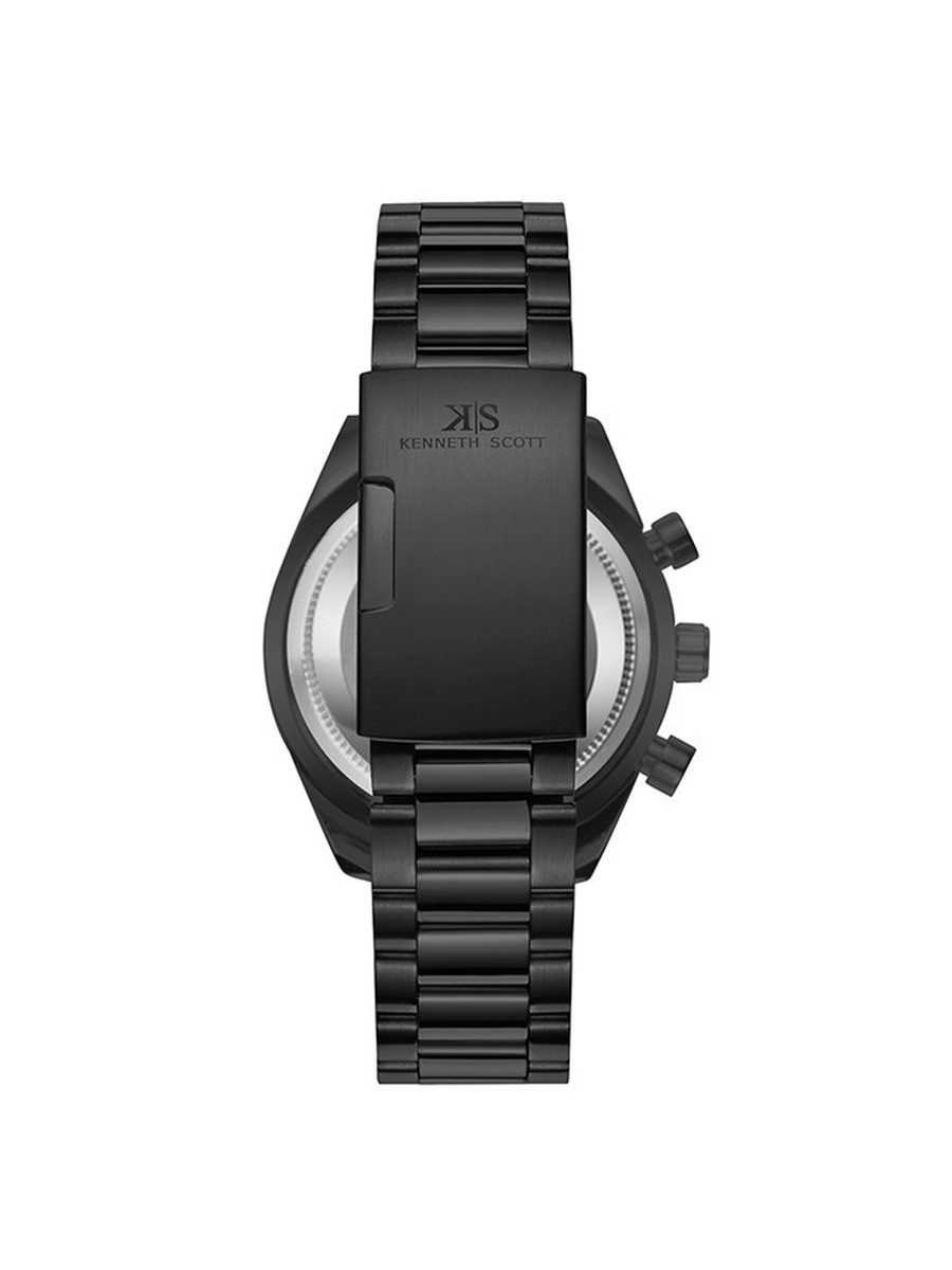 LD53 Chronograph Watch with Stainless Steel Strap - K23150-BBBBG, Black