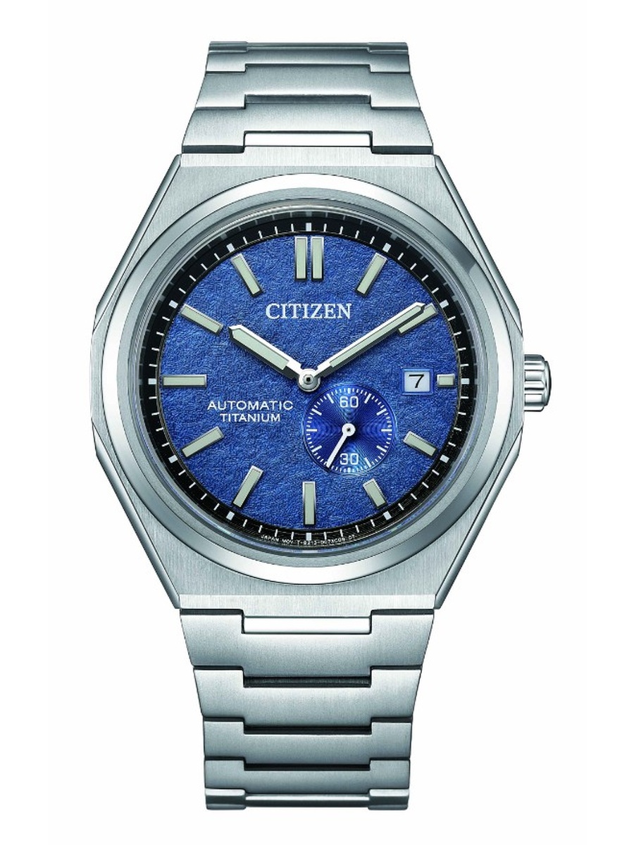 Automatic Movement Watch with Super Titanium Strap - NJ0180-80L, Silver