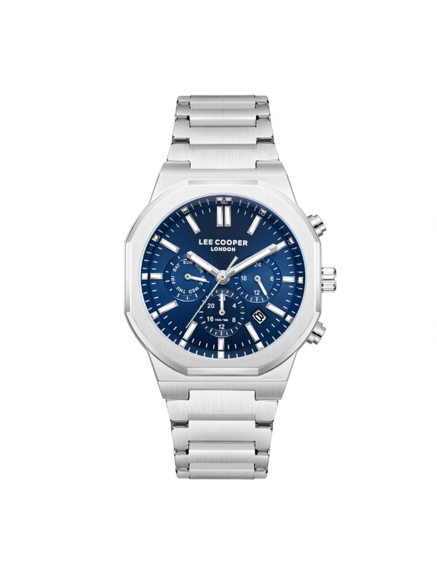 JP25 Multi Function Watch with Metal Strap - LC08263.390, Silver
