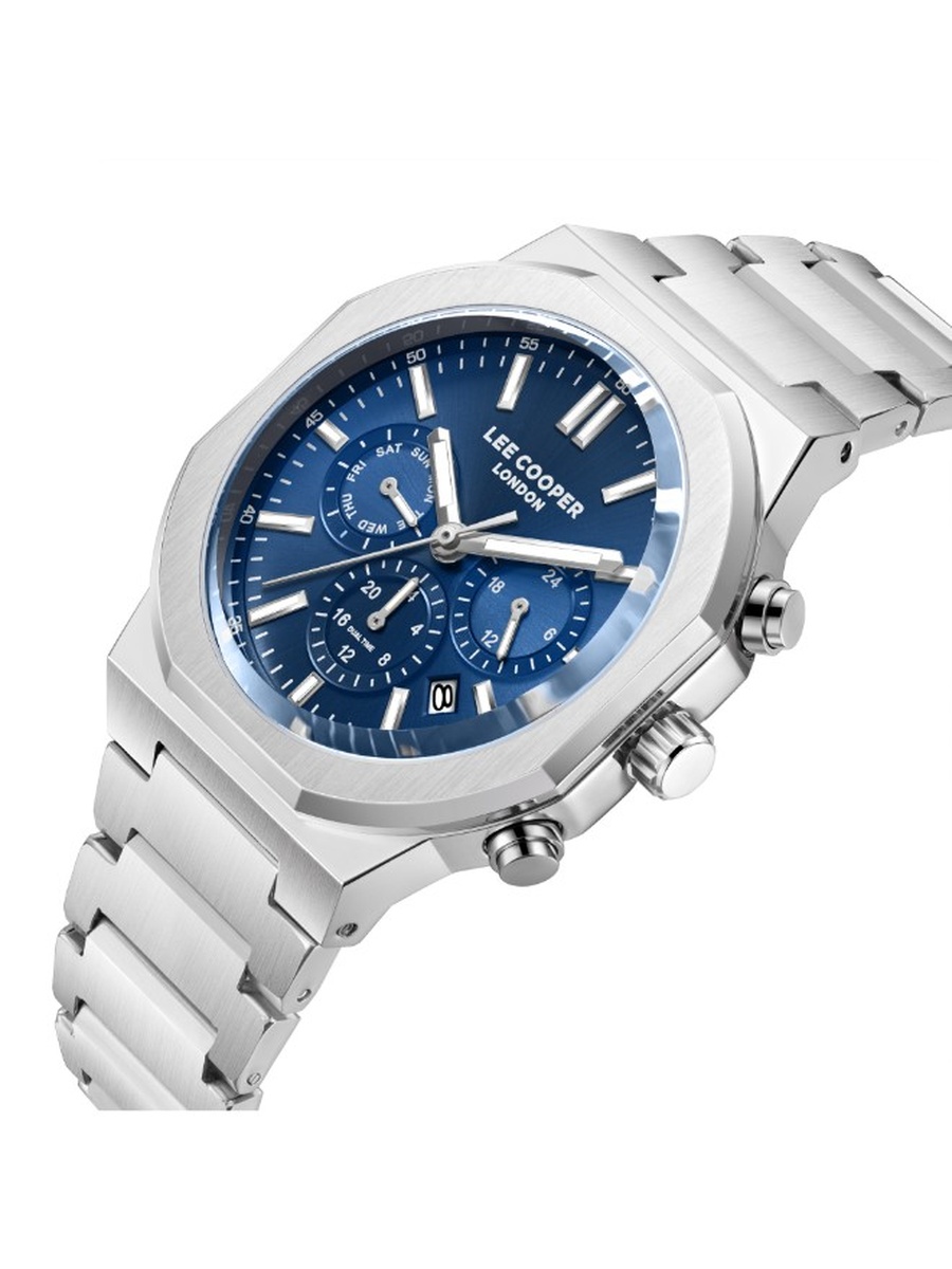 JP25 Multi Function Watch with Metal Strap - LC08263.390, Silver