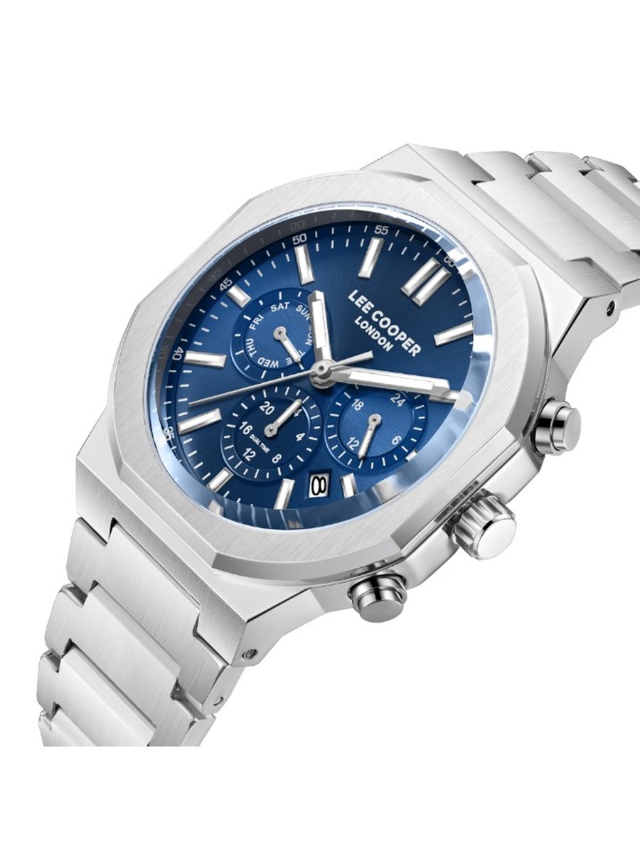coppers早川　オブジェ　6点 JP25 Multi Function Watch with Metal Strap - LC08263.390, Silver