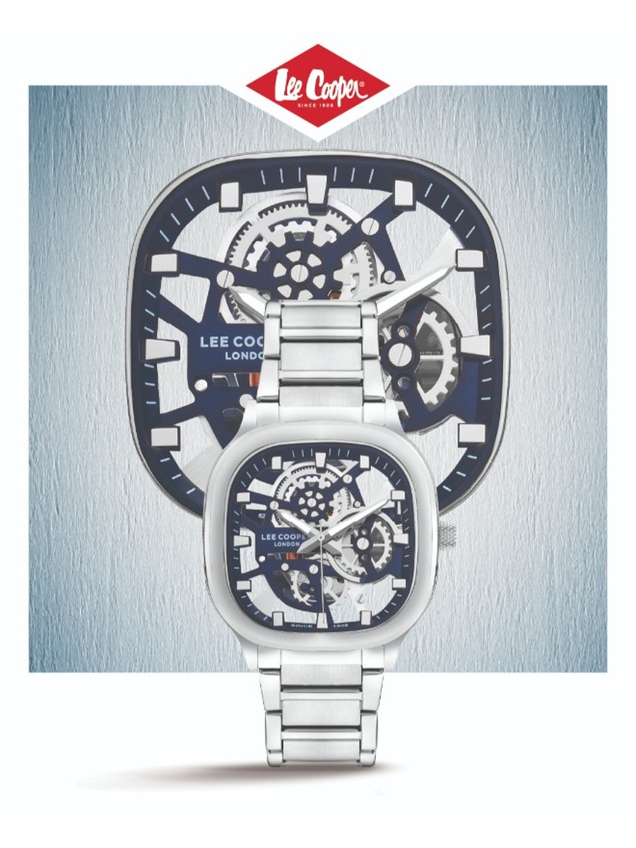 2035 Analog Watch with Metal Strap - LC07974.390, Silver