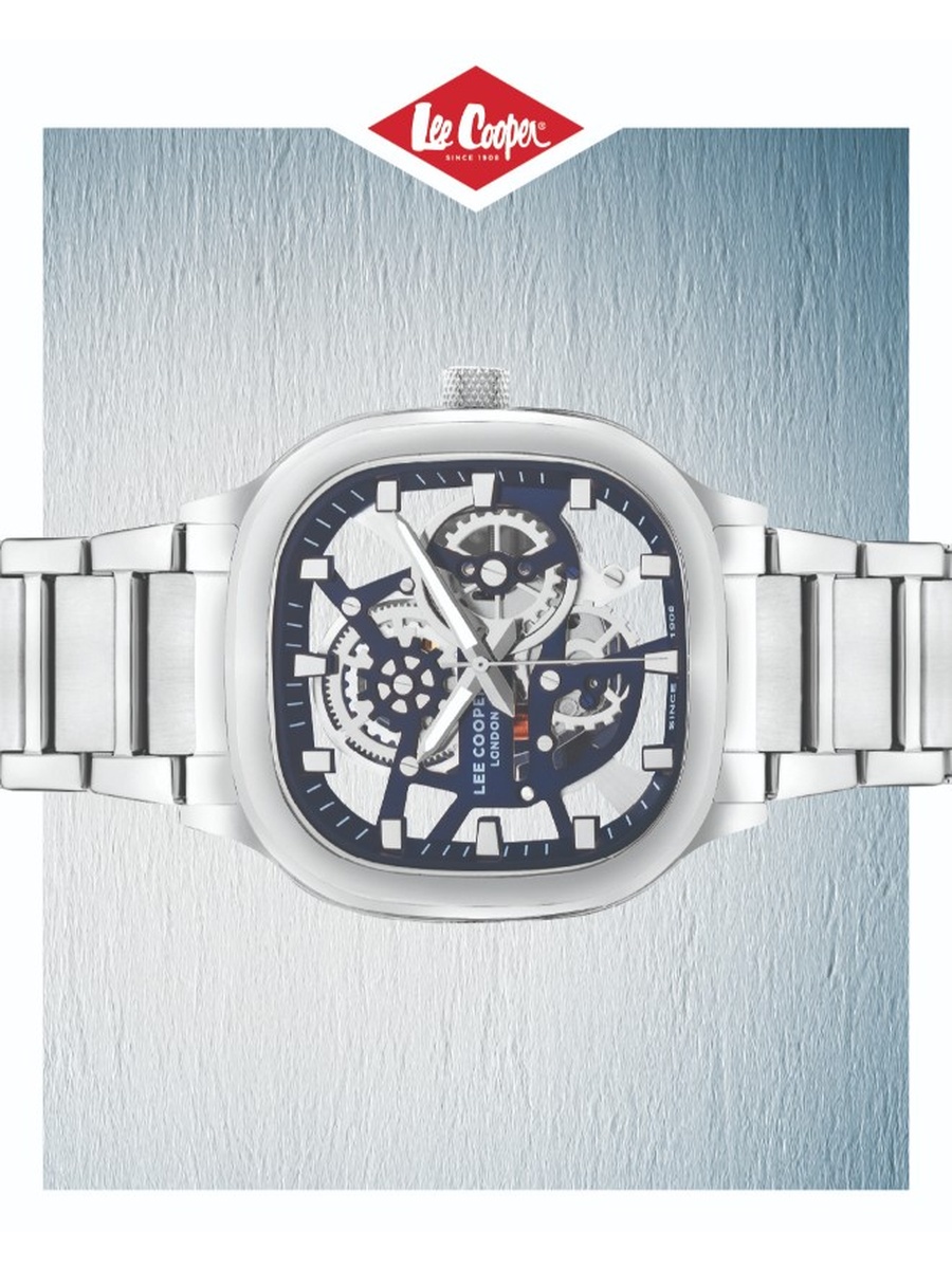 2035 Analog Watch with Metal Strap - LC07974.390, Silver