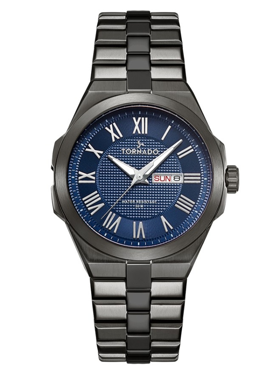 Miyota 2115 Movement Watch with Stainless Steel Strap - T8007-XBXN, Grey
