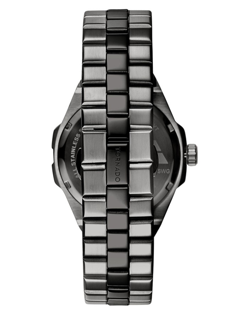 Miyota 2115 Movement Watch with Stainless Steel Strap - T8007-XBXN, Grey