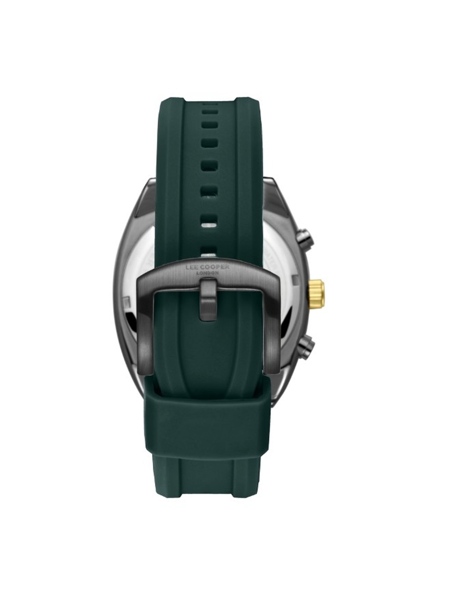 VX9JE1 Multi Function Watch with Silicone Strap - LC08237.065, Dark Green