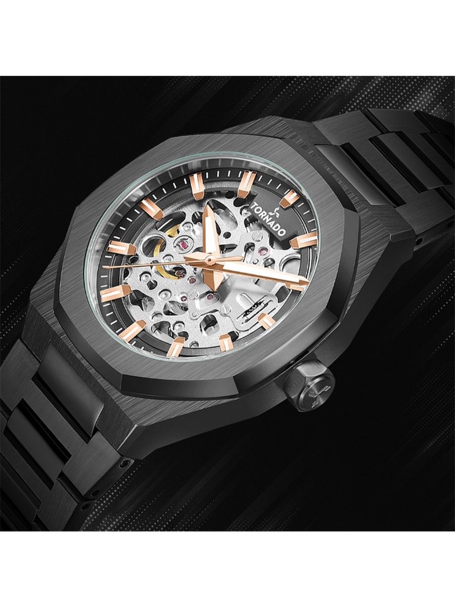 NH70 Automatic Movement Watch with Stainless Steel Strap - T24303-XBXXK, Grey