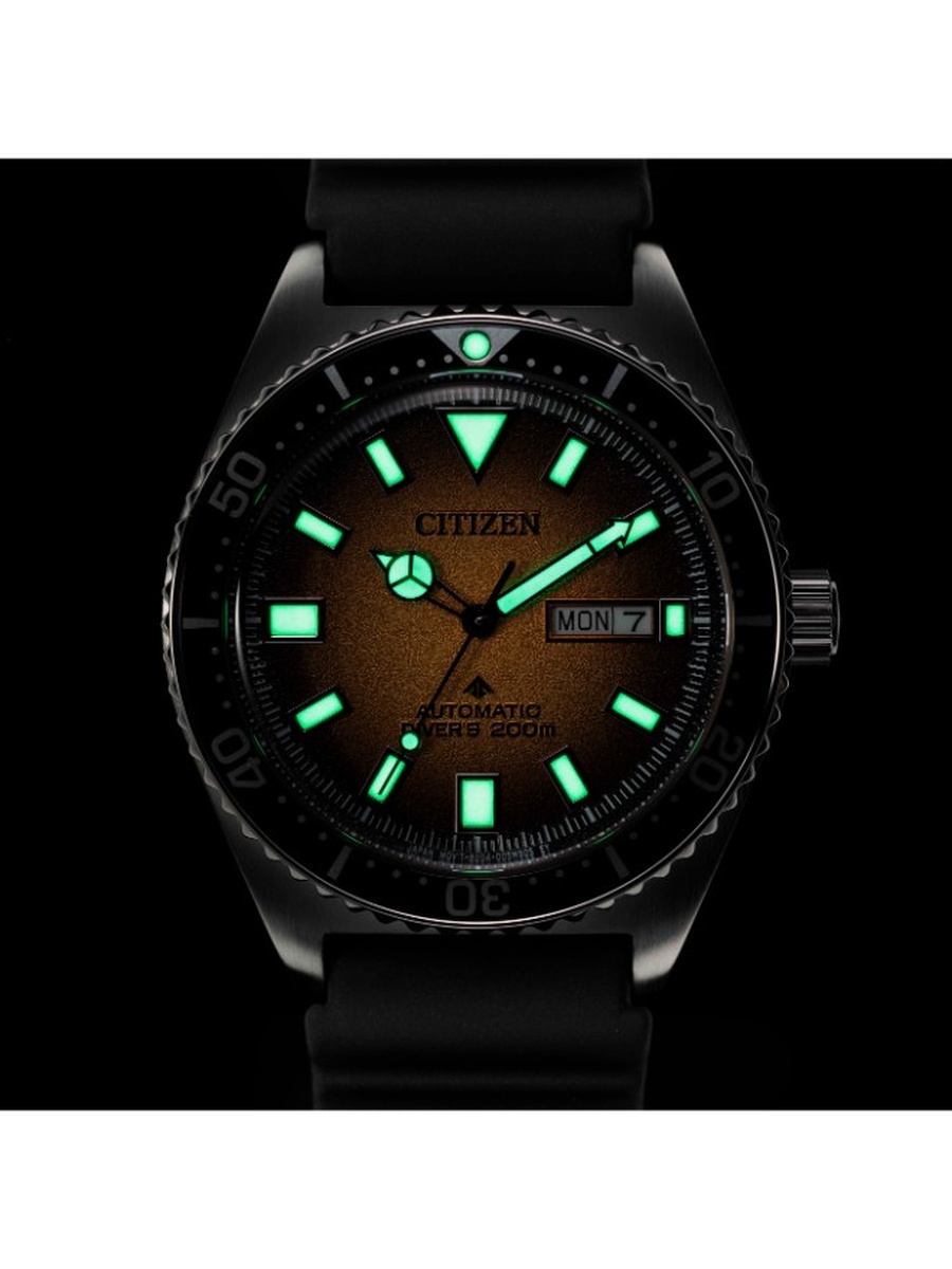 Automatic Movement Watch with PU Strap - NY0120-01X, Black