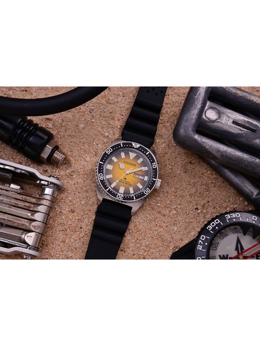 Automatic Movement Watch with PU Strap - NY0120-01X, Black