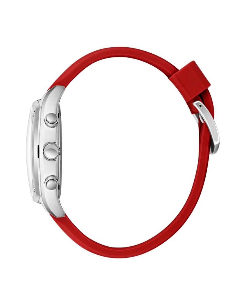 VX9JE1 Multi Function Watch with Silicone Strap - LC08237.468, Red