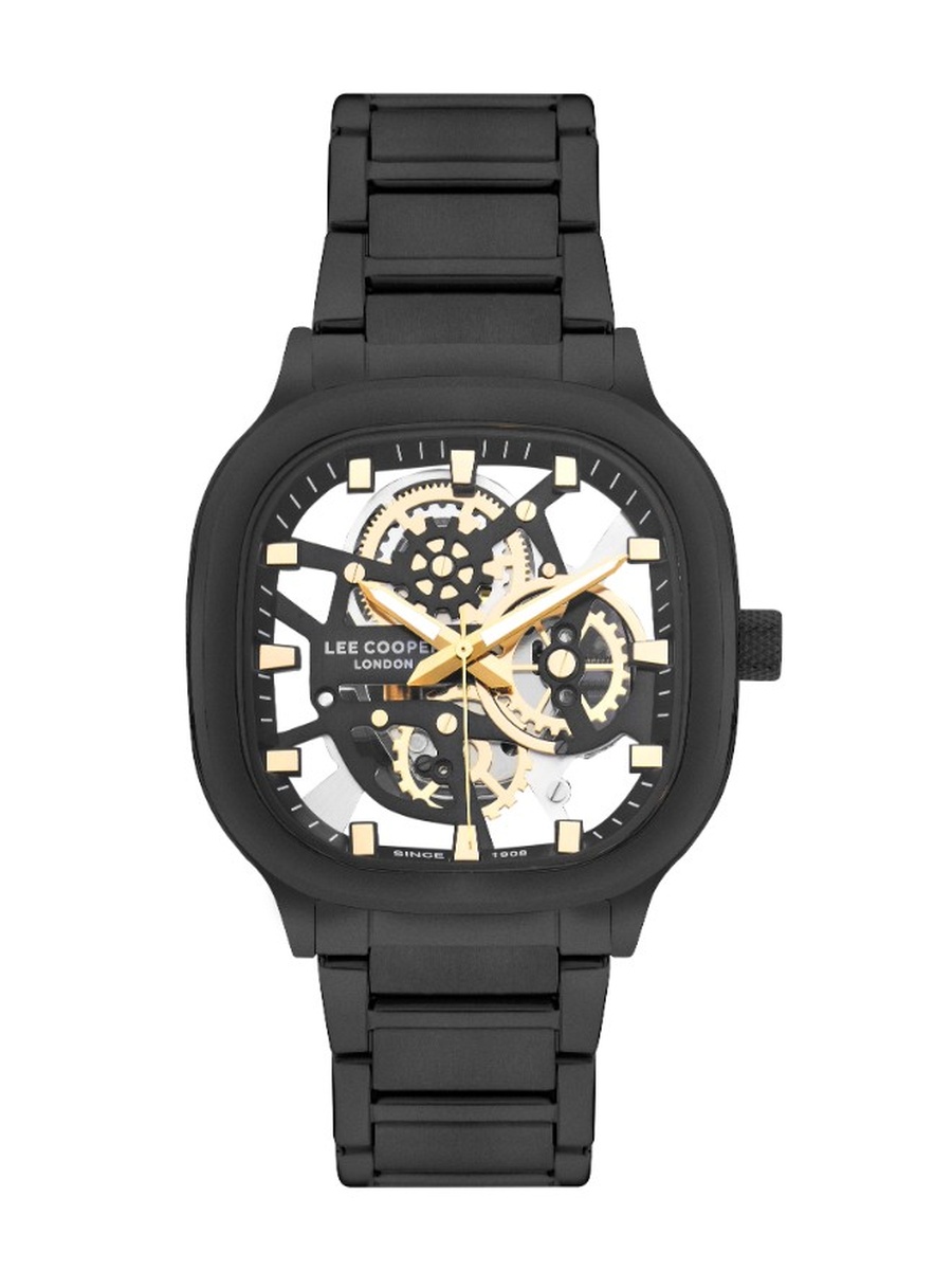 2035 Analog Watch with Metal Strap - LC07974.650, Black