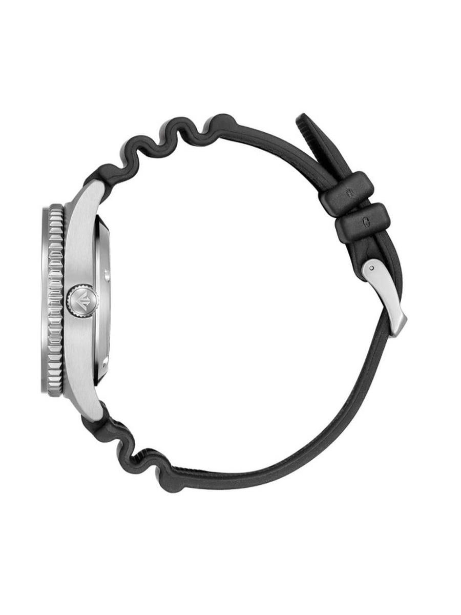 Automatic Movement Watch with Polyurethane Strap - NY0120-01E, Black