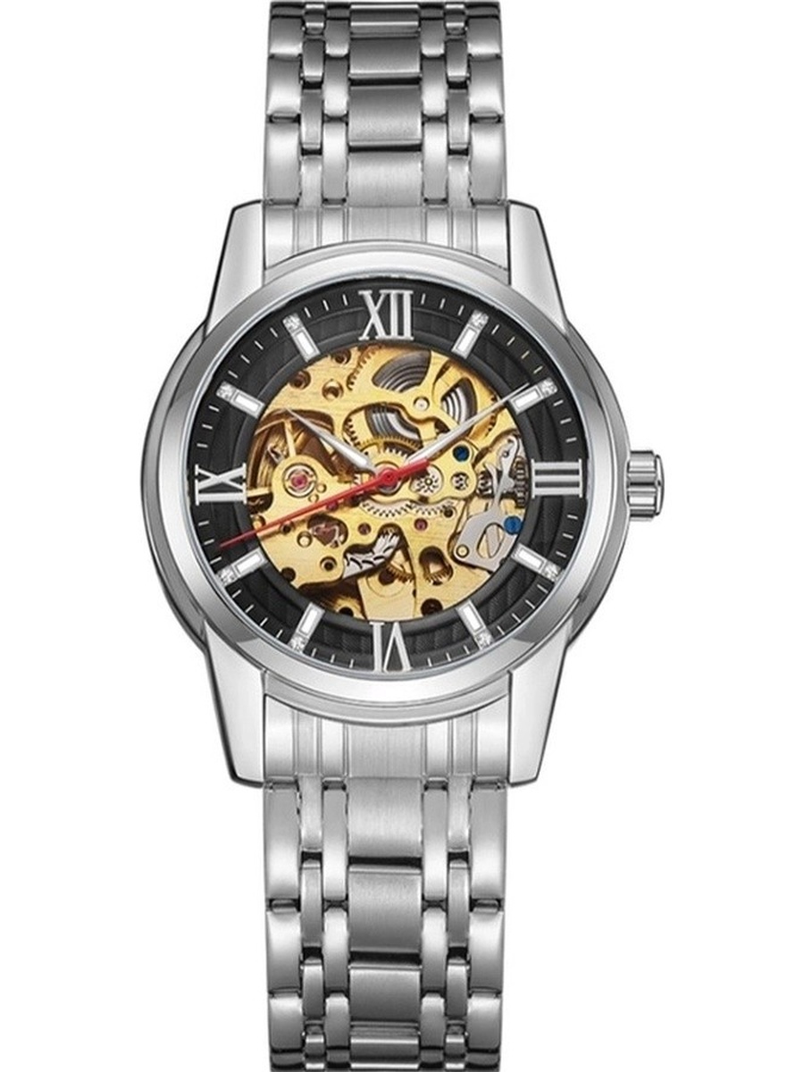 Quartz Movement Watch with Stainless Steel Strap - K22311-SBSB, Silver