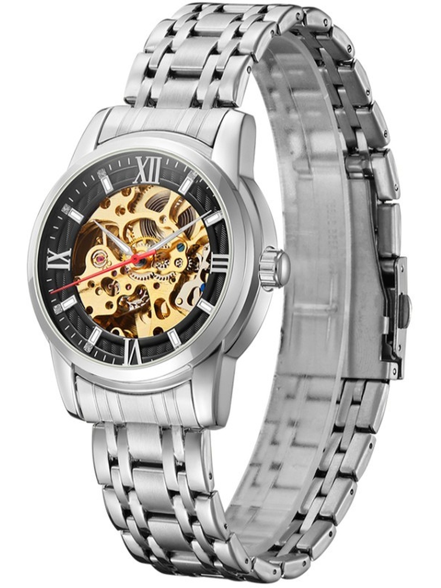 Quartz Movement Watch with Stainless Steel Strap - K22311-SBSB, Silver