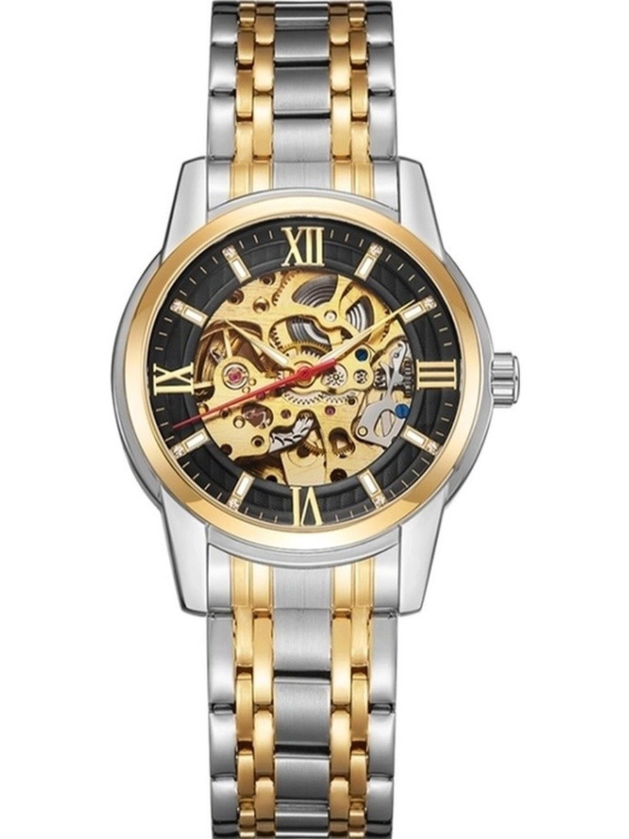 Quartz Movement Watch with Stainless Steel Strap - K22311-TBTB, Gold