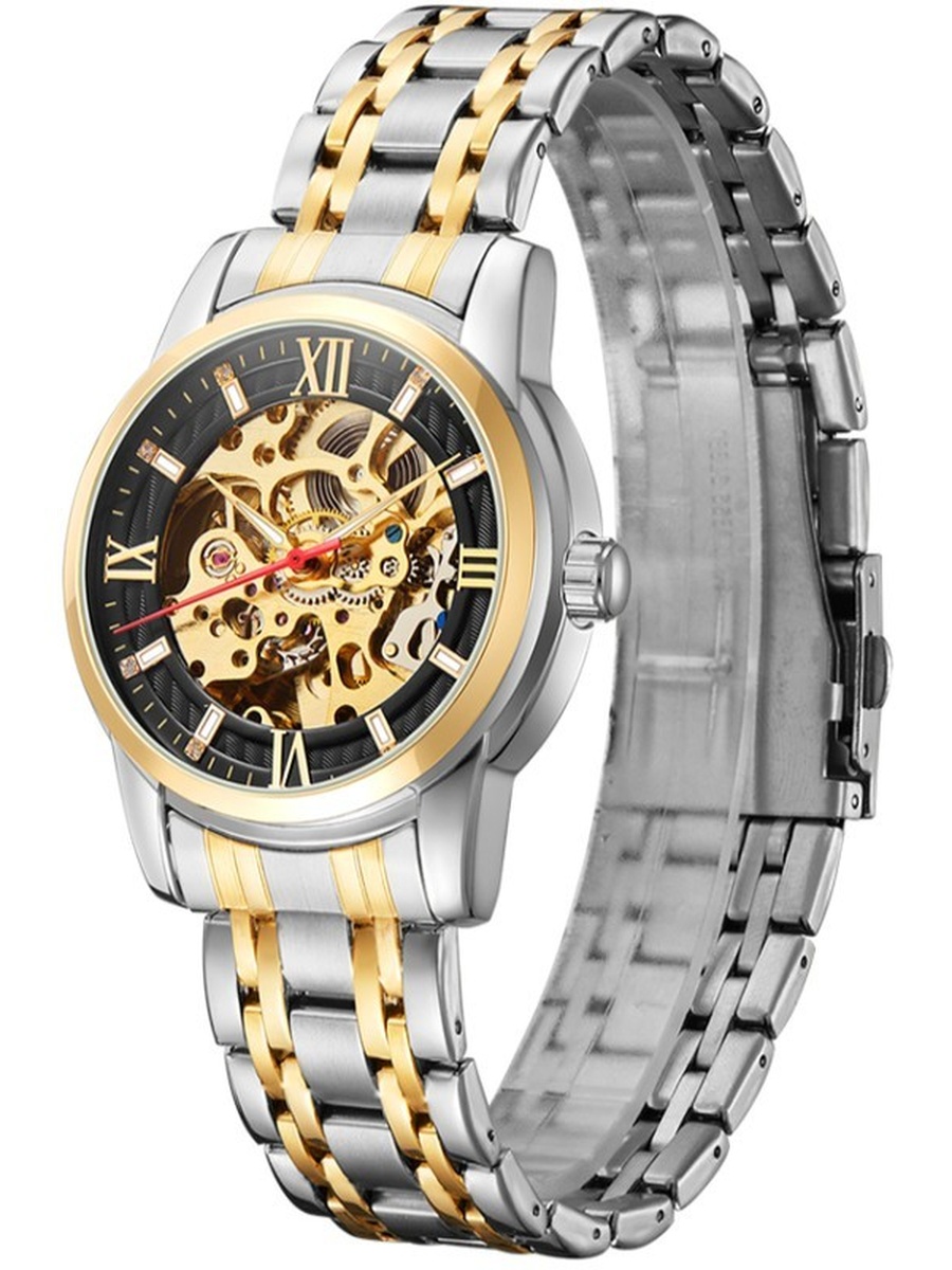 Quartz Movement Watch with Stainless Steel Strap - K22311-TBTB, Gold