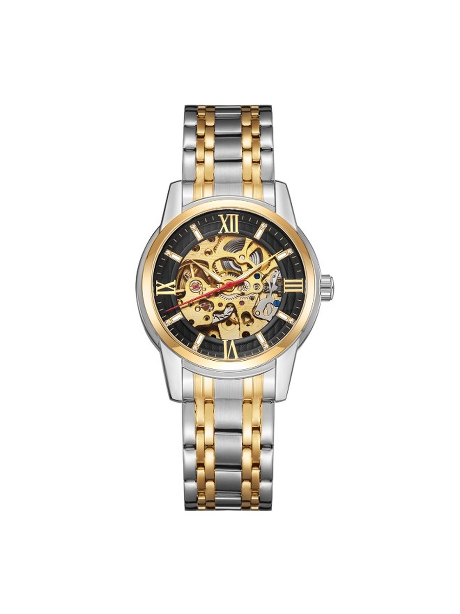Quartz Movement Watch with Stainless Steel Strap - K22311-TBTB, Gold