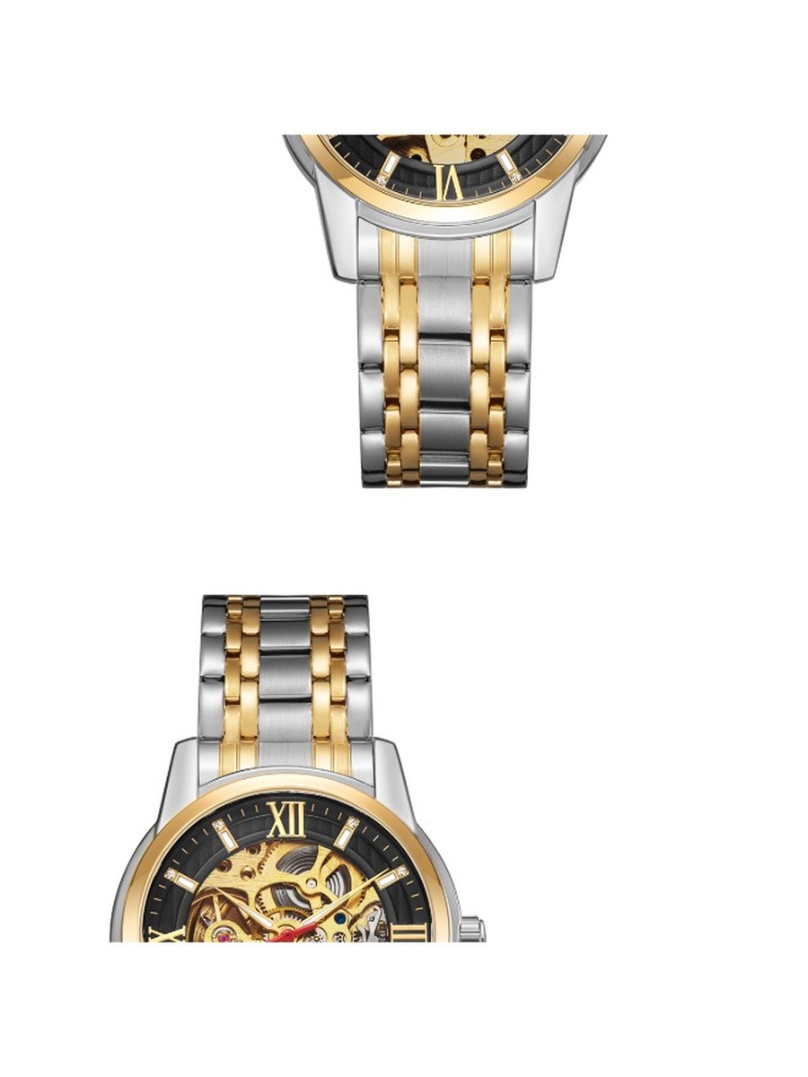 Quartz Movement Watch with Stainless Steel Strap - K22311-TBTB, Gold