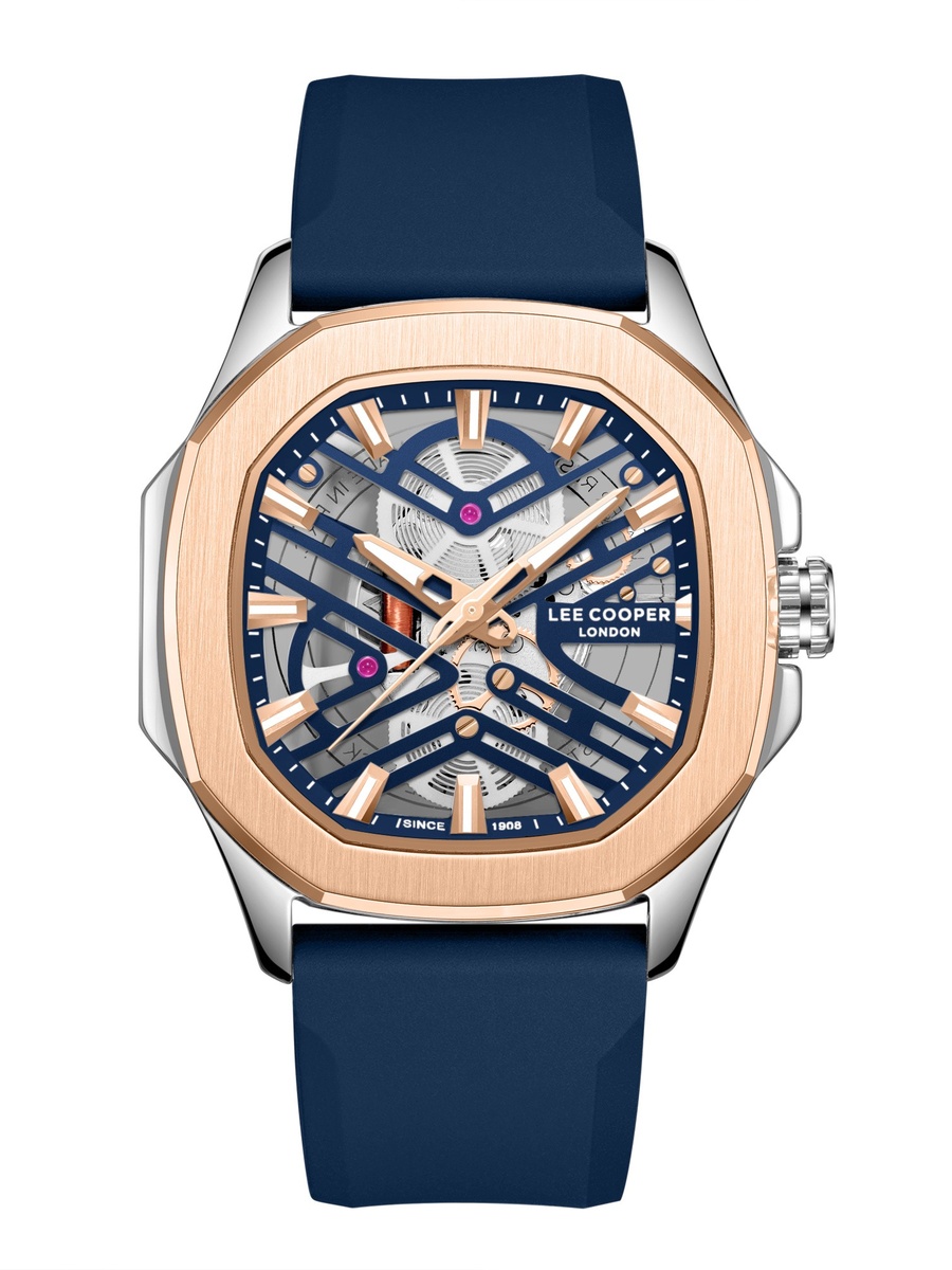 VJ20C1 Analog Watch with Silicone Strap - LC08254.599, BLUE