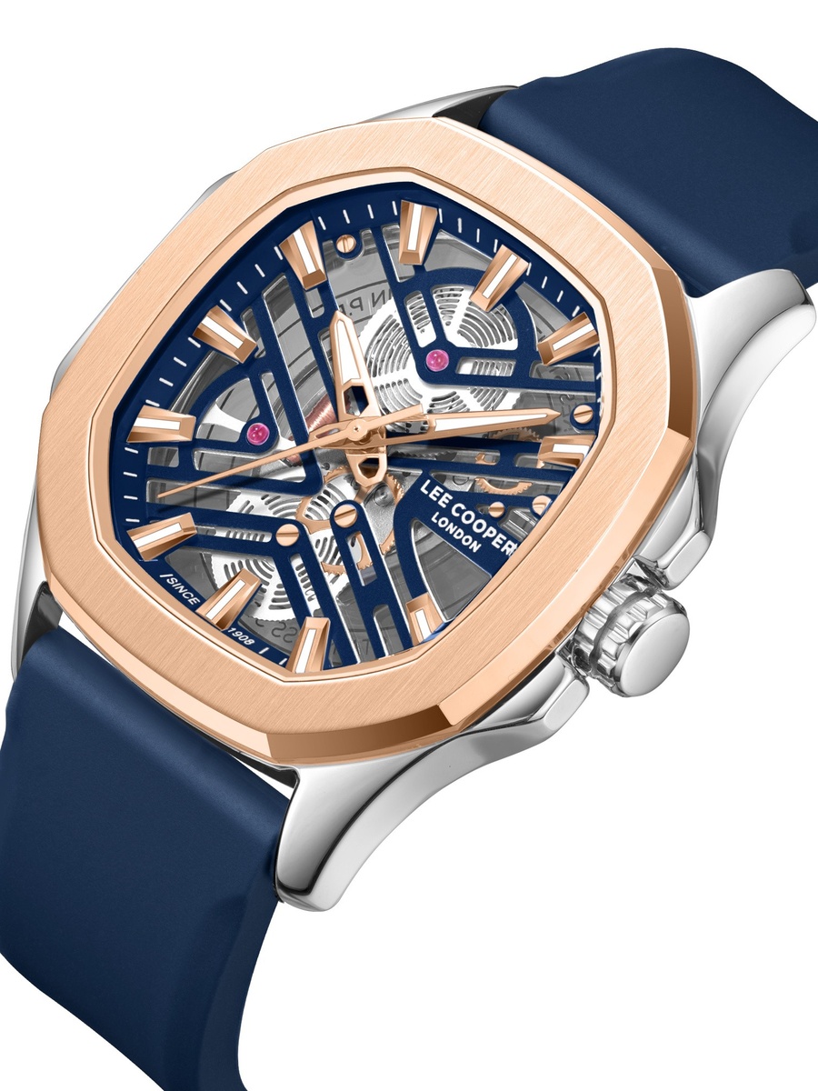 VJ20C1 Analog Watch with Silicone Strap - LC08254.599, BLUE